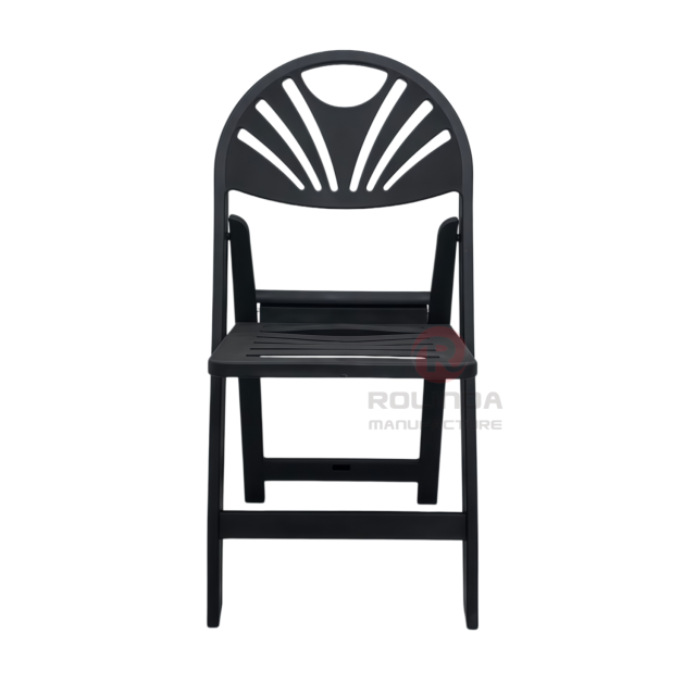 Heavy-Duty Fan Back Folding Chairs | High-Density Stacking Event Seating