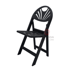 Heavy-Duty Fan Back Folding Chairs | High-Density Stacking Event Seating
