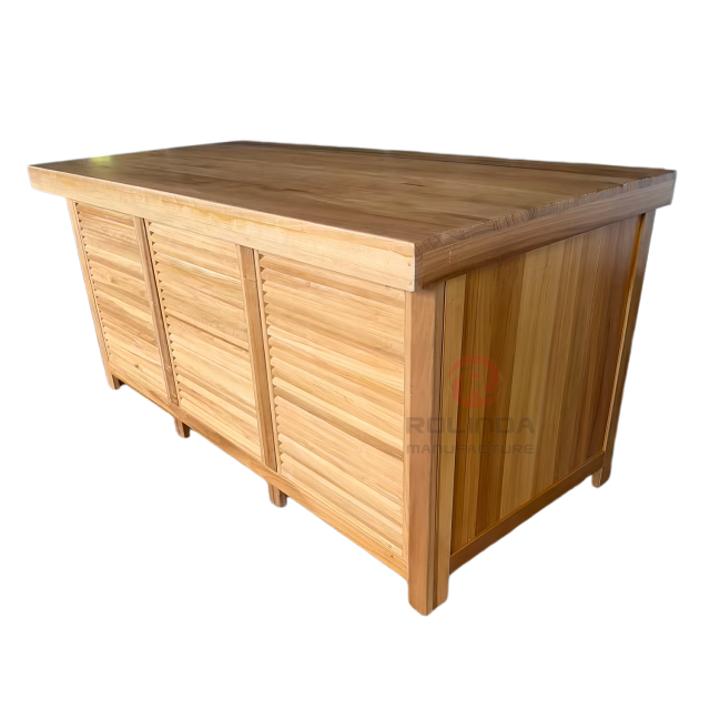 Modular Solid Wood Catering & Buffet Bar Table