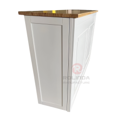 Portable Folding Wooden Bar Table & Mobile Catering Desk