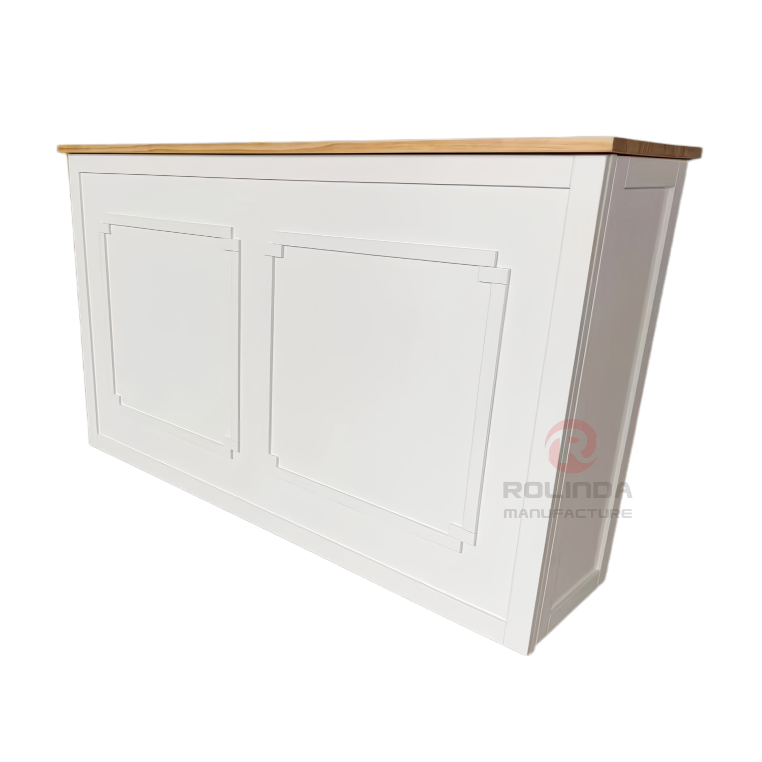 Portable Folding Wooden Bar Table & Mobile Catering Desk