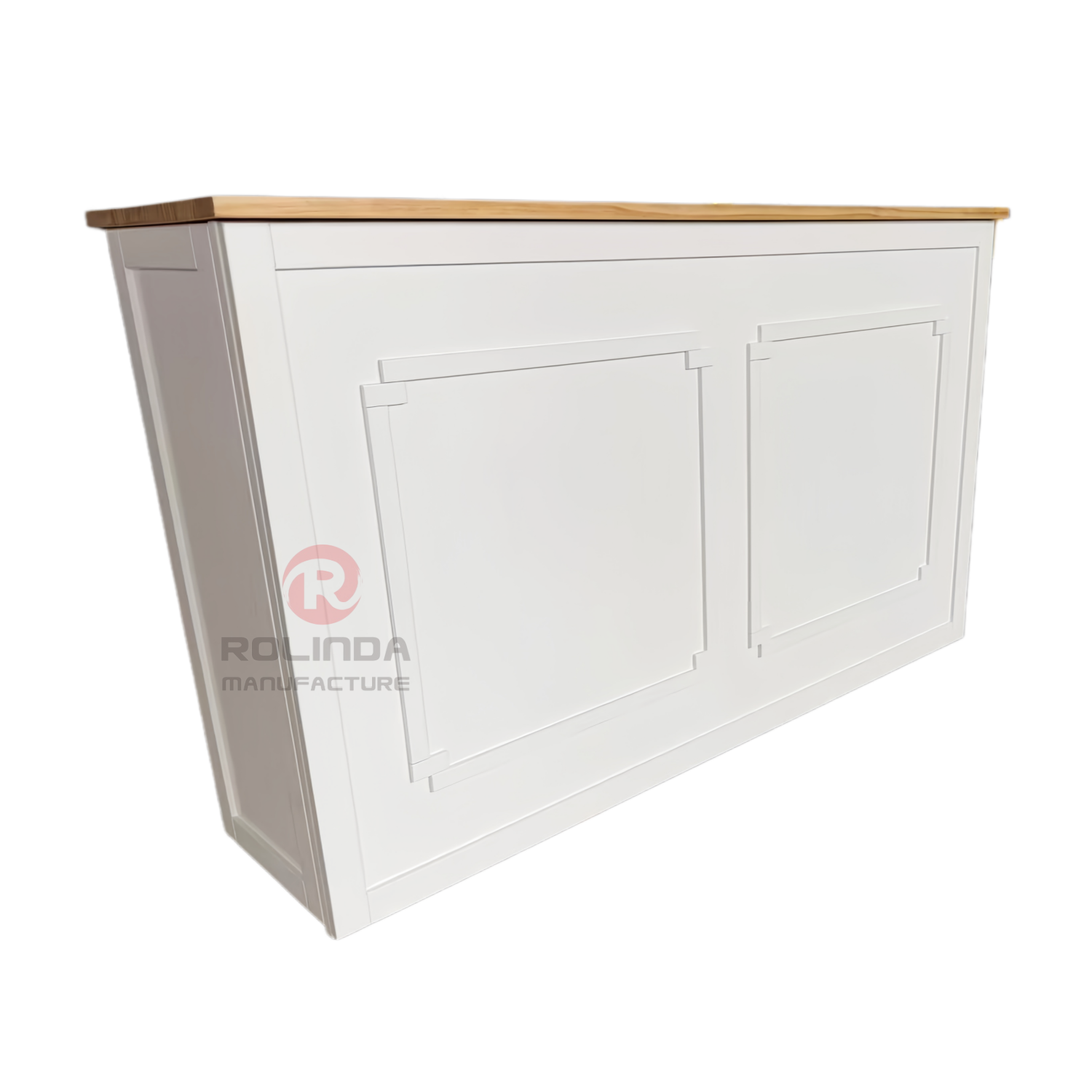 Portable Folding Wooden Bar Table & Mobile Catering Desk