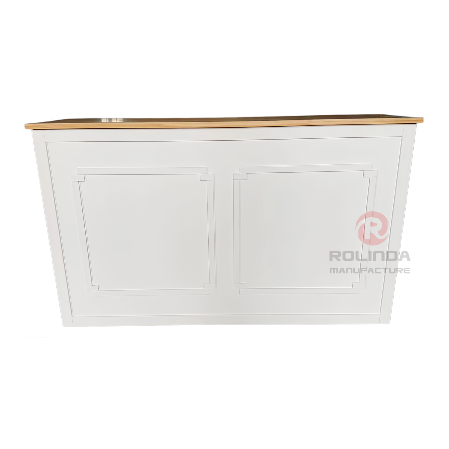 Portable Folding Wooden Bar Table & Mobile Catering Desk