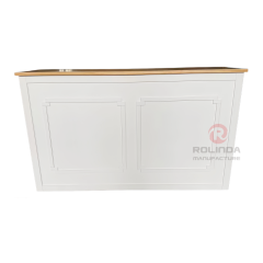 Portable Folding Wooden Bar Table & Mobile Catering Desk