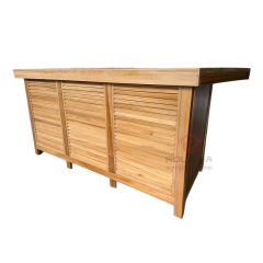 Modular Solid Wood Catering & Buffet Bar Table
