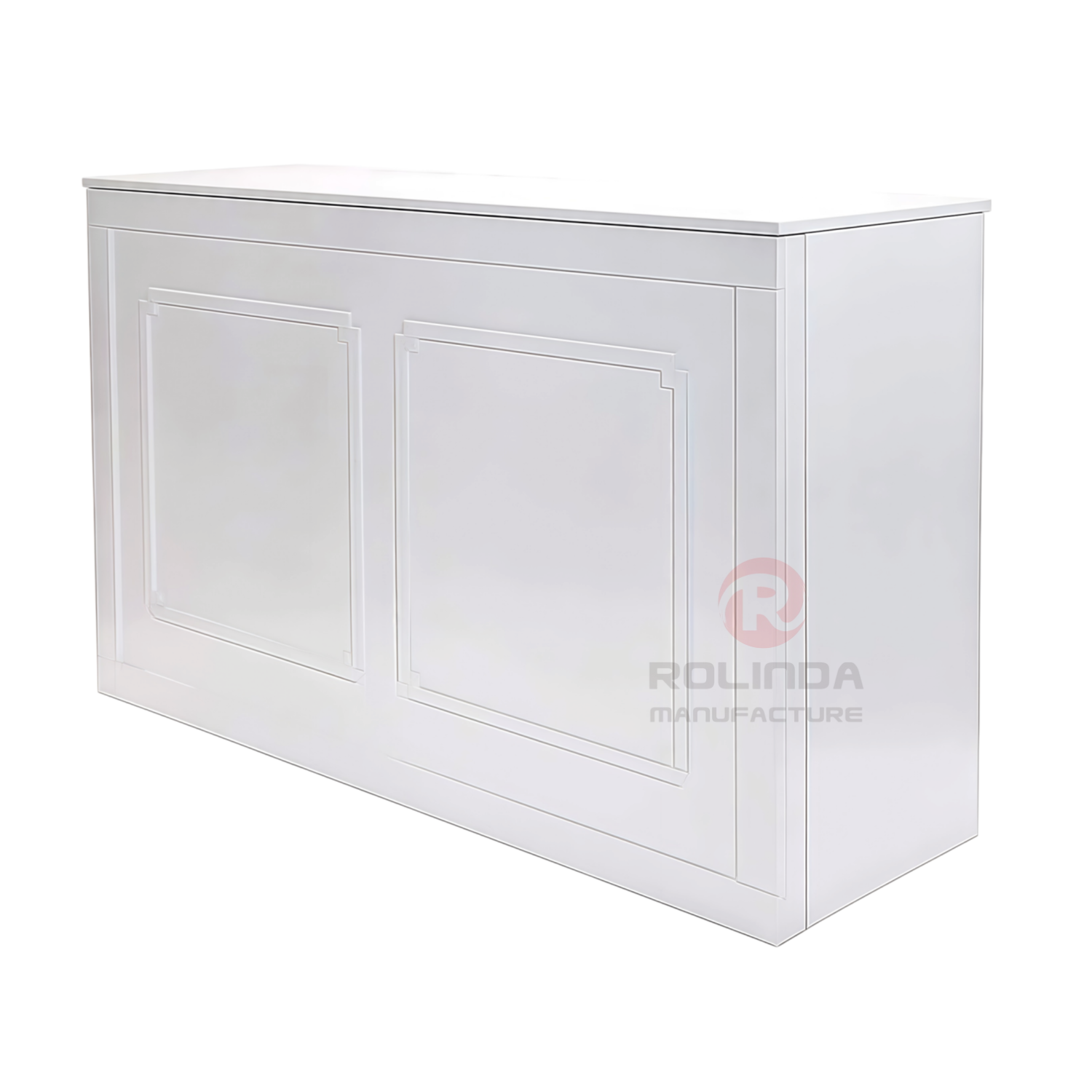 Classic Geometric Framed Folding Portable Buffet table
