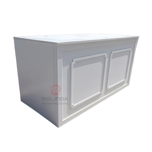 Portable Folding Wooden Bar Table & Mobile Catering Desk
