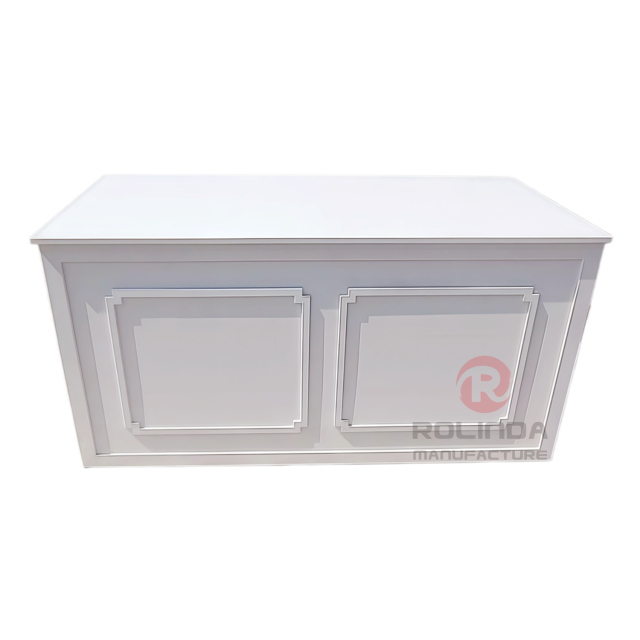 Portable Folding Wooden Bar Table & Mobile Catering Desk