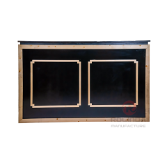 Classic Geometric Framed Folding Portable Buffet table