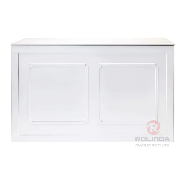 Classic Geometric Framed Folding Portable Buffet table