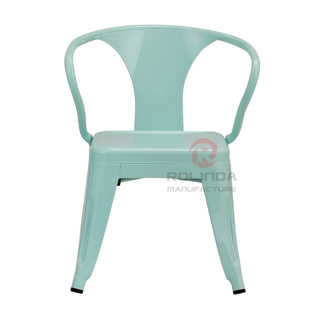 Kids Tolix Steel Armchair Stackable Indoor & Outdoor Chair