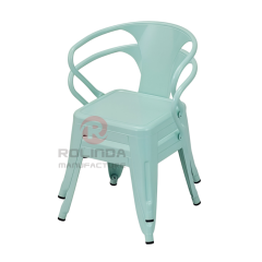 Kids Tolix Steel Armchair Stackable Indoor & Outdoor Chair