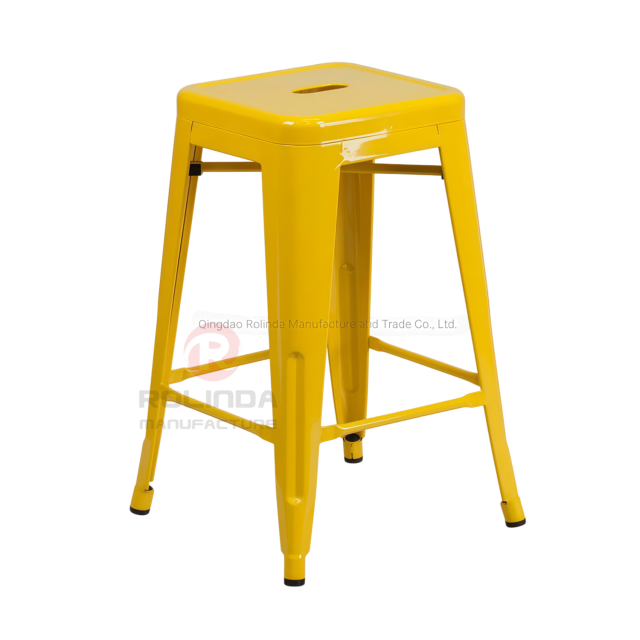 Commerical Grade Tabouret Bar Stool 30 Inches Industrial Stackable Dining Cafe Restaurant Cafeteria Bistro Tolix Metal Bar Stool Chair