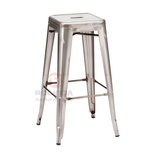 Commerical Grade Tabouret Bar Stool 30 Inches Industrial Stackable Dining Cafe Restaurant Cafeteria Bistro Tolix Metal Bar Stool Chair