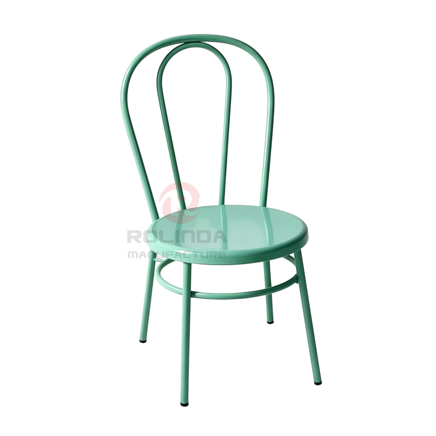 Vintage French Bistro Loop-Back Kids Metal Side Chair