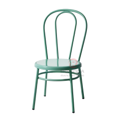 Vintage French Bistro Loop-Back Kids Metal Side Chair
