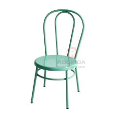 Vintage French Bistro Loop-Back Kids Metal Side Chair