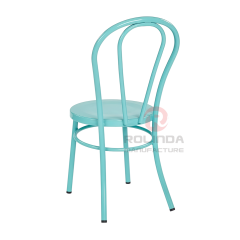 Vintage French Bistro Loop-Back Kids Metal Side Chair
