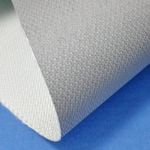 Tejido de fibra de vidrio recubierto de silicona gris de 760 gramos