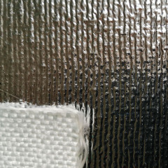 Tejido de fibra de vidrio texturizado laminado con papel de aluminio de 1 mm