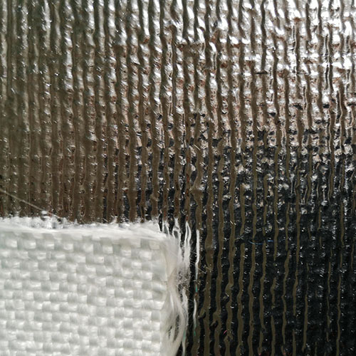 1.5mm Aluminium foil laminated texturized fiberglass fabric