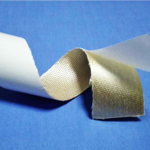 Silica slit tape with adhesive back