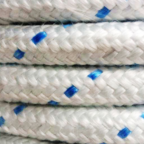Fiberglass rope with color mark