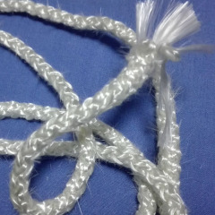 Fiberglass knitted wick rope