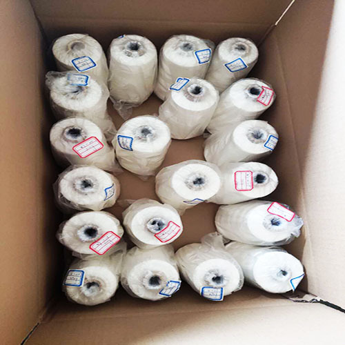 Silica sewing thread