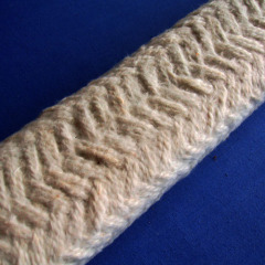 Ceramic fiber rectangular braided rope