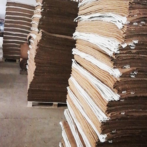 Manta de soldadura de tejido de fibra cerámica revestida de vermiculita