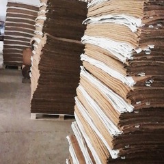 Manta de soldadura de tejido de fibra cerámica revestida de vermiculita