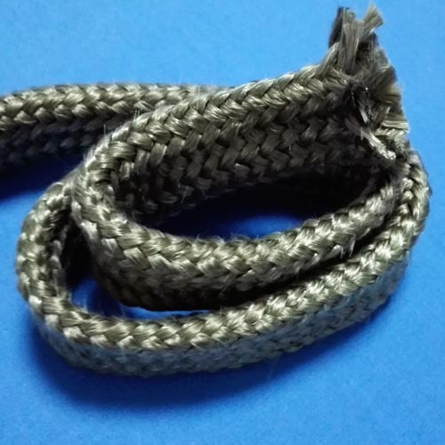 Texturized basalt fiber braided sleeve