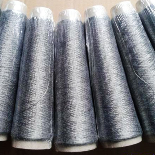 Stainless steel fiber yarn