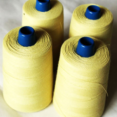 Aramid sewing thread with ss wire
