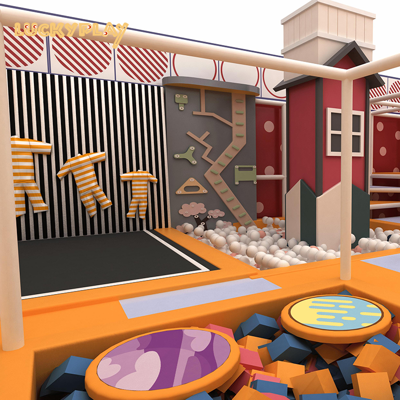 Commercial Indoor Playground Equipment with Slides and Ball Pools