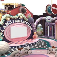 2-12 Age group kids soft play game set indoor playground equipment