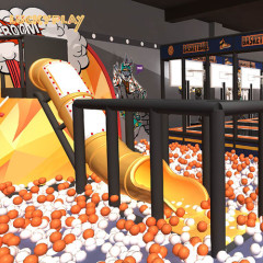 Different age group commercial trampoline adventure park ninja course children indoor playground equipment manufacturers
