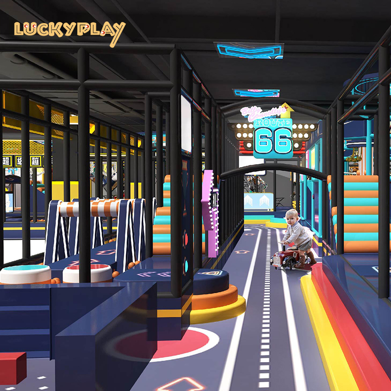 Different age group commercial trampoline adventure park ninja course children indoor playground equipment manufacturers