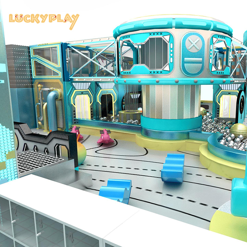 Space theme kids soft play game set children indoor playground equipment manufacturers