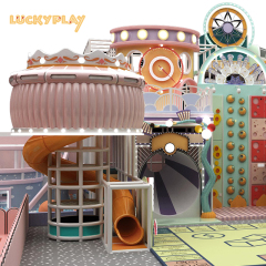 Indoor playground equipment for large shopping malls