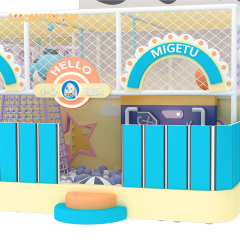 Shopping mall commercial big slide children soft play indoor playground equipment
