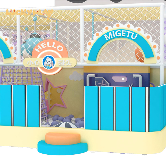 Shopping mall commercial big slide children soft play indoor playground equipment