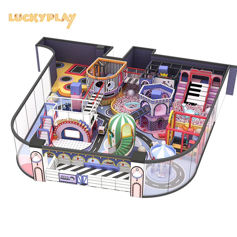 380 Square meters of indoor playground equipment for kids