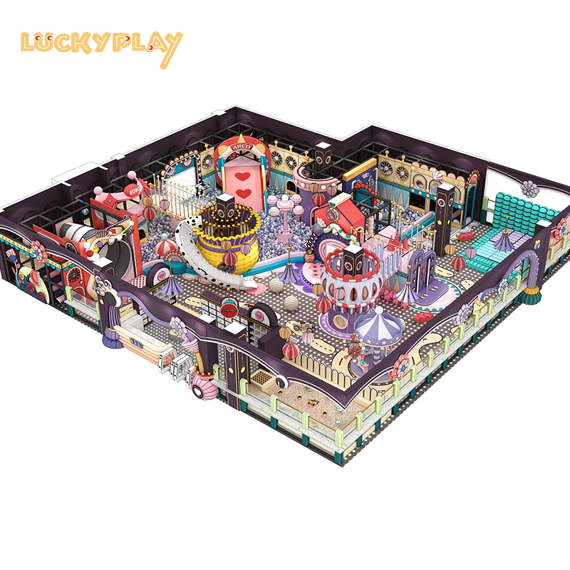 250 Square meters of indoor playground equipment for kids