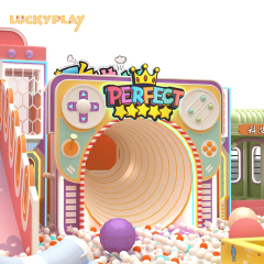 Million ball pool kids soft play big slide children indoor playground equipment manufacturers