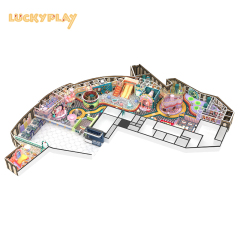Commercial equipment for children's indoor playground made in China