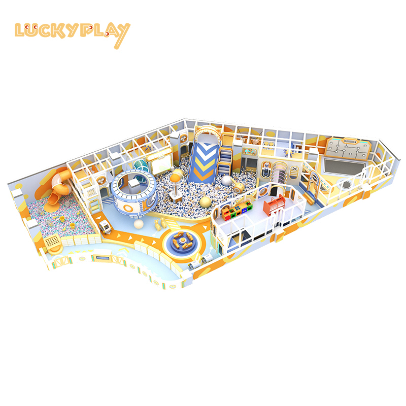 Kids indoor playground equipment with ball pool