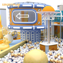 Kids indoor playground equipment with ball pool