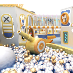 Kids indoor playground equipment with ball pool